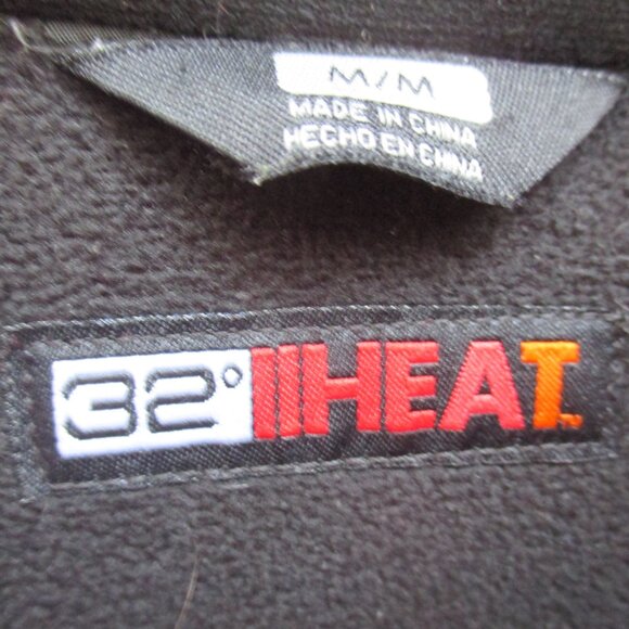 32 Degrees Heat Jacket Mens Medium Gray Full Zip Lightweight Pockets Windbreaker - Picture 5 of 8